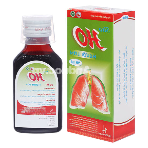 Siro Ho Người lớn hỗ trợ giảm ho, đau rát họng chai 90ml