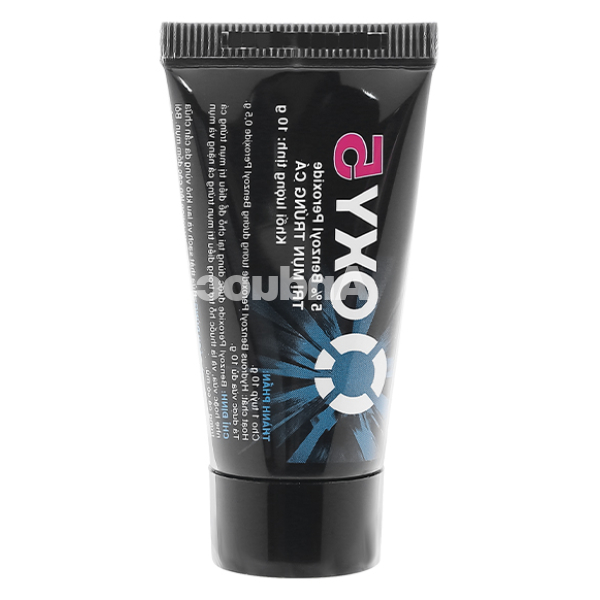 Kem Oxy 5 hỗ trợ điều trị mụn bọc, mụn trứng cá tuýp 10g
