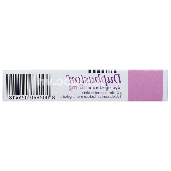 Duphaston 10mg điều hòa kinh nguyệt, trị dọa sảy thai (1 vỉ x 20 viên)