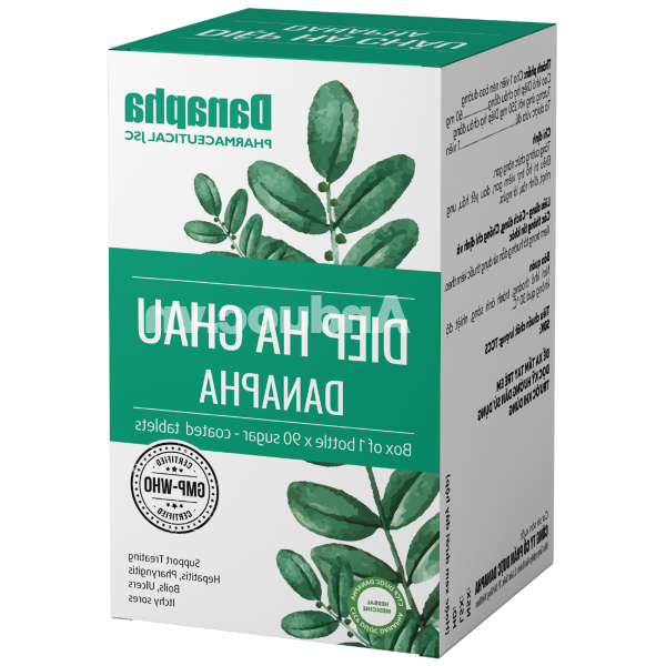Diệp Hạ Châu Danapha 60mg tăng cường chức năng gan lọ 90 viên