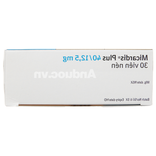 Micardis Plus 40/12.5mg trị tăng huyết áp vô căn (3 vỉ x 10 viên)