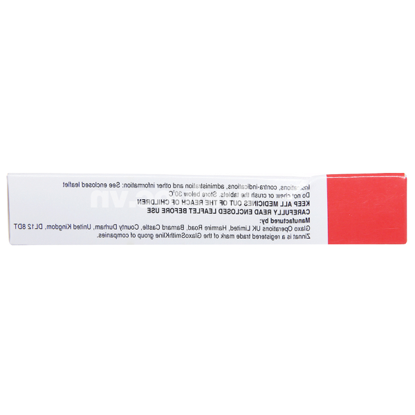 Zinnat Tablets 500mg trị nhiễm khuẩn (1 vỉ x 10 viên)
