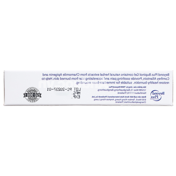 Gel Beyond Plus Bupinol chăm sóc bỏng, sẹo bỏng tuýp 10g