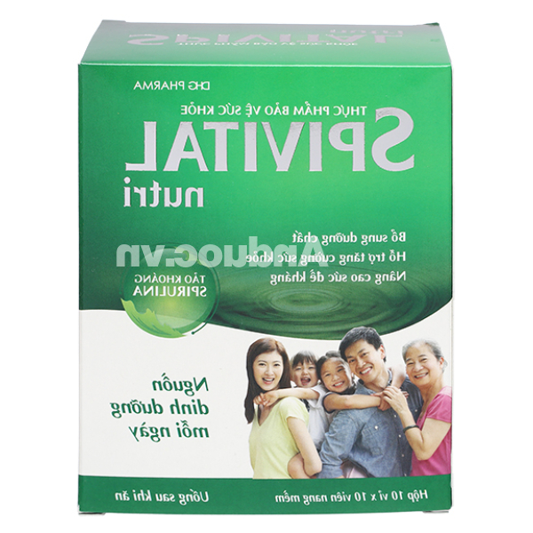 Spivital Nutri hỗ trợ tăng cường sức khỏe hộp 100 viên