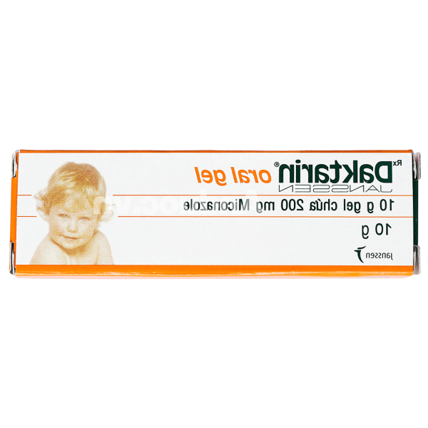 Daktarin Oral Gel trị nhiễm nấm khoang miệng hầu tuýp 10g