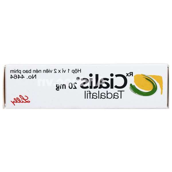 Cialis 20mg trị rối loạn cương dương (1 vỉ x 2 viên)