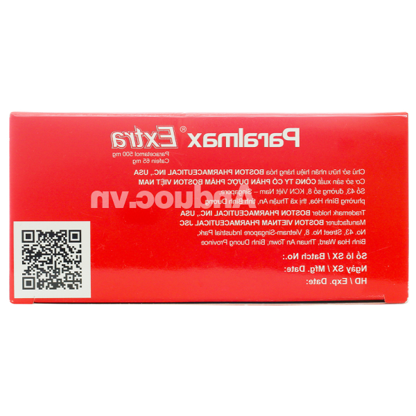 Paralmax Extra giảm đau, hạ sốt (15 vỉ x 12 viên)