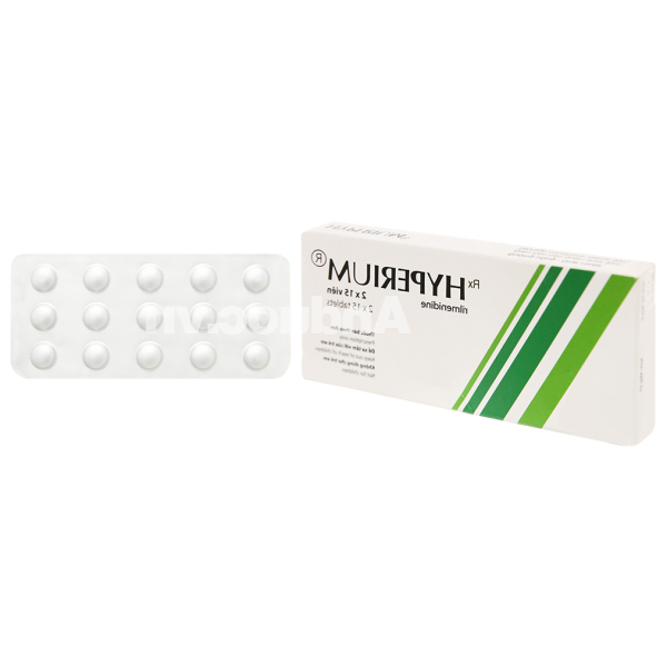 Hyperium 1mg trị tăng huyết áp (2 vỉ x 15 viên)