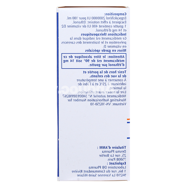 Dung dịch uống Stérogyl 2000000UI/100ml phòng và trị thiếu vitamin D chai 20ml