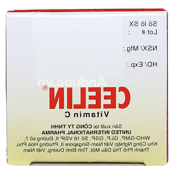 Siro Ceelin 100mg/5ml phòng, trị thiếu vitamin C ở trẻ nhỏ chai 60ml