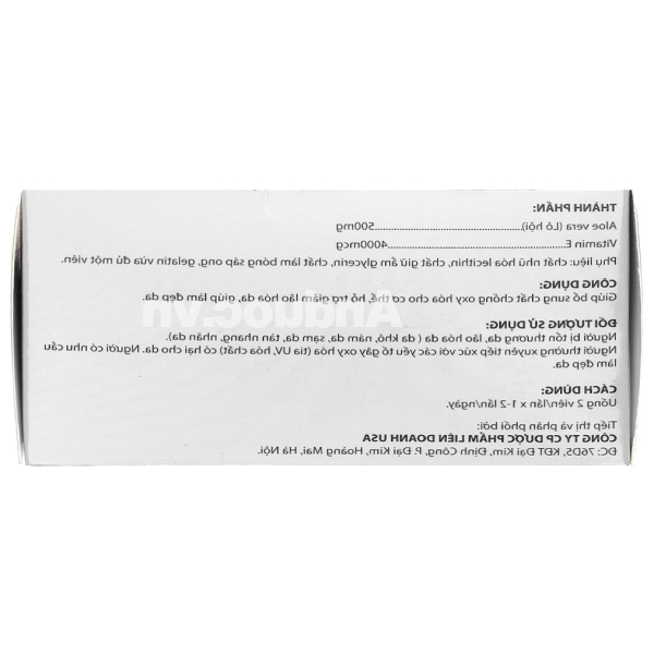 With-Eye Vitamin E 400 hạn chế lão hóa, làm đẹp da hộp 100 viên