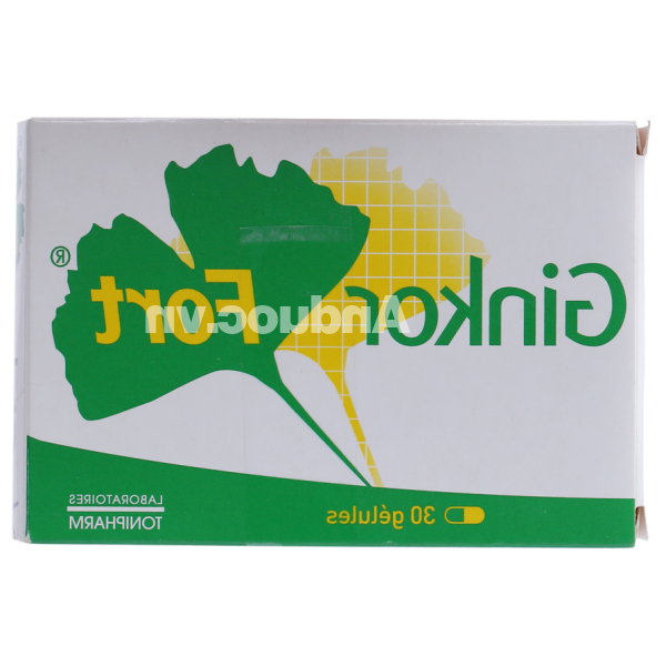 Ginkor Fort trị trĩ, suy giãn tĩnh mạch (3 vỉ x 10 viên)