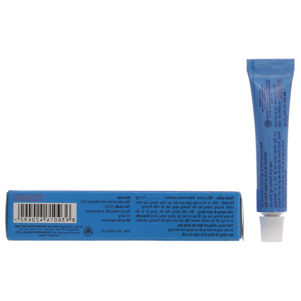 Thuốc mỡ Oracortia 0.1g trị viêm nhiễm khoang miệng tuýp 5g