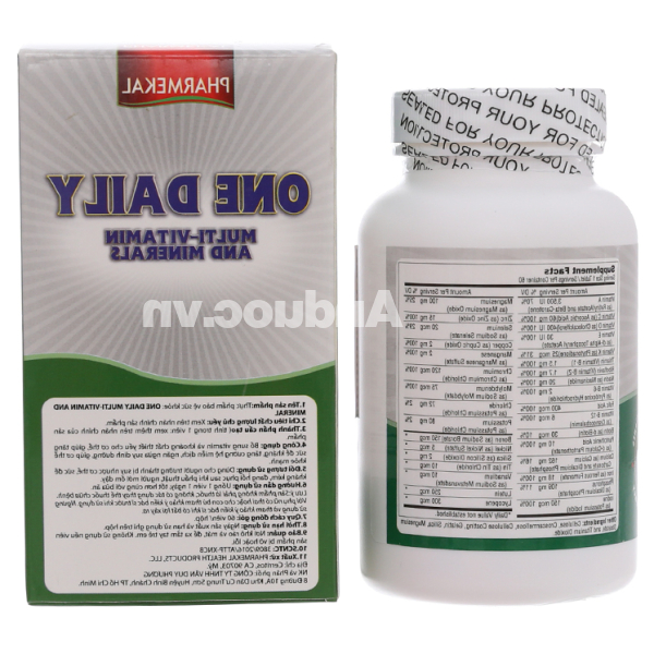 One Daily Multivitamin - Minerals bổ sung vitamin, tăng đề kháng hộp 60 viên