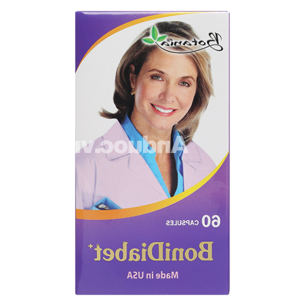 BoniDiabet+ hỗ trợ giảm lượng đường và cholesterol trong máu hộp 60 viên