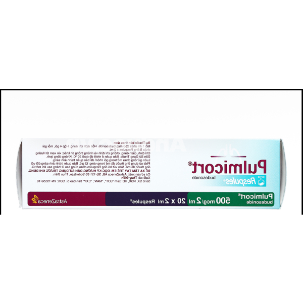 Hỗn dịch khí dung Pulmicort Respules 500mcg/2ml trị hen phế quản (20 ống x 2ml)