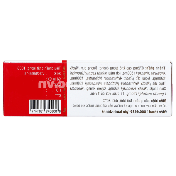 Hoạt Huyết Nhất Nhất phòng và trị thiểu năng tuần hoàn não (3 vỉ x 10 viên)