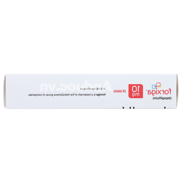 Forxiga 10mg trị đái tháo đường tuýp 2 (2 vỉ x 14 viên)
