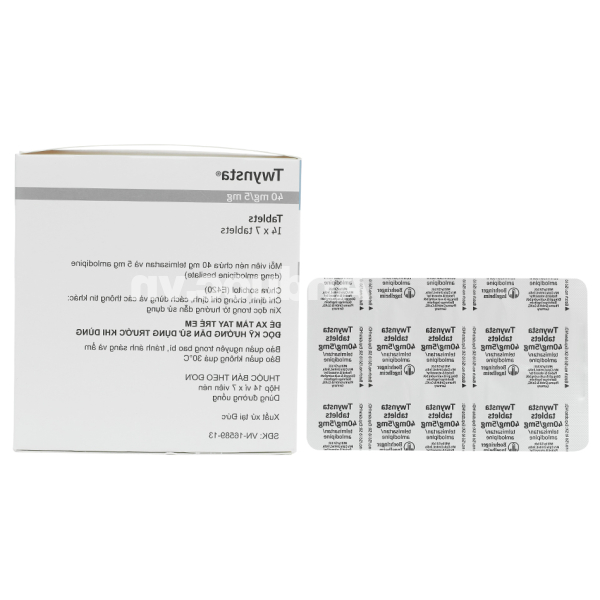 Twynsta 40mg/5mg trị tăng huyết áp (14 vỉ x 7 viên)