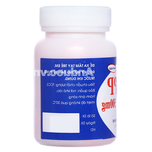 Vitamin PP Mekophar 500mg trị thiếu nicotinamide lọ 100 viên