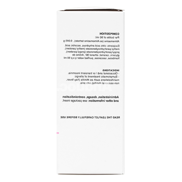 Siro Theralene trị chứng mất ngủ và dị ứng chai 90ml