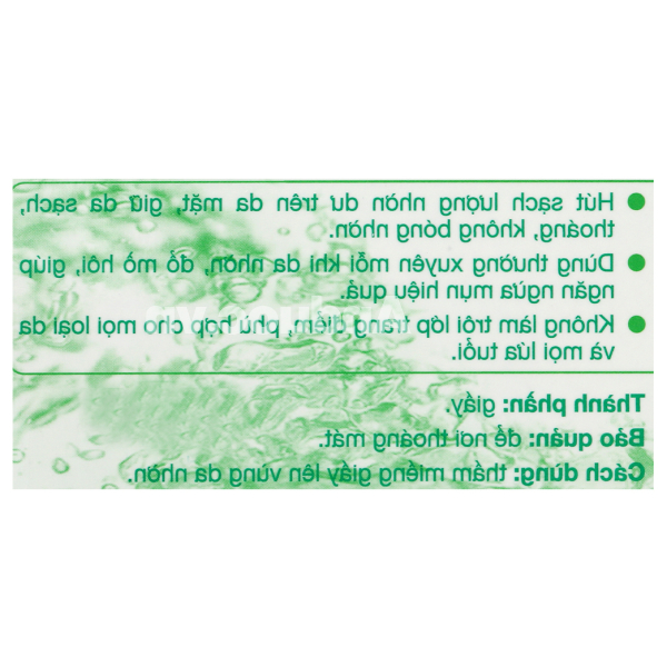 Giấy thấm dầu Acnes hút dầu nhờn trên da gói 100 miếng