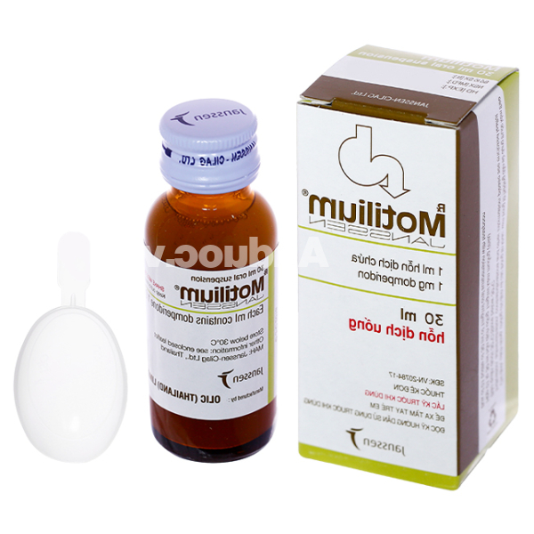 Hỗn dịch uống Motilium 1mg/ml trị triệu chứng nôn và buồn nôn chai 30ml