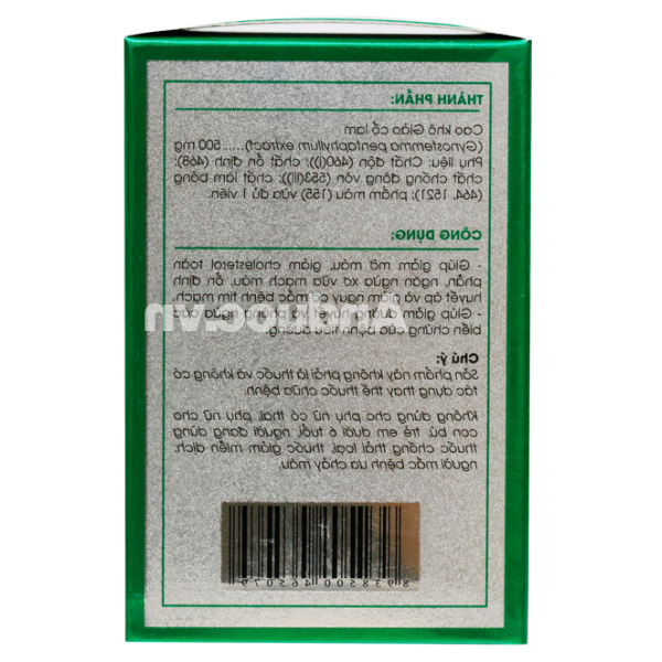 Giảo Cổ Lam Tuệ Linh hỗ trợ giảm mỡ máu, ngừa xơ vữa chai 100 viên