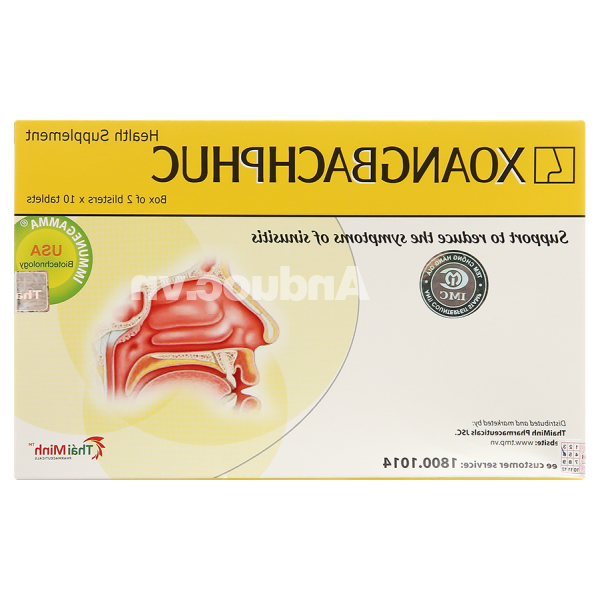 Xoang Bách Phục hỗ trợ giảm triệu chứng viêm xoang hộp 20 viên