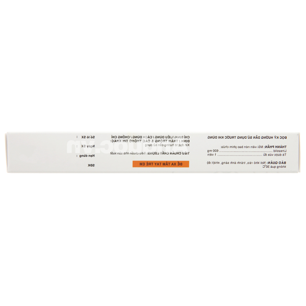 Forlen 600mg trị nhiễm khuẩn (2 vỉ x 10 viên)