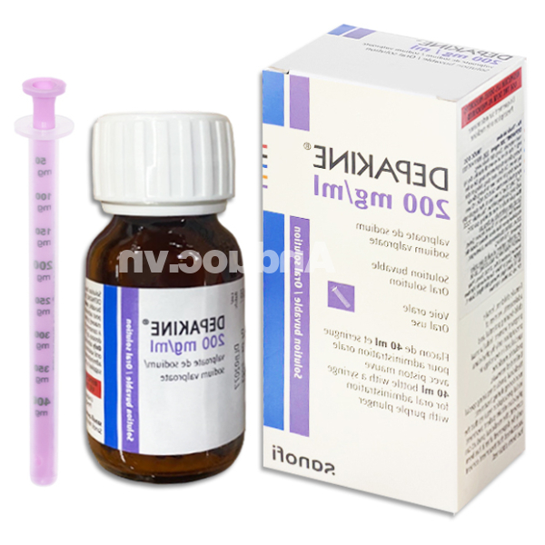 Dung dịch uống Depakine 200mg/ml trị các thể động kinh khác nhau chai 40ml