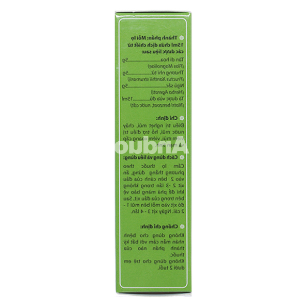 Thuốc xịt mũi Thông Xoang Nam Dược trị viêm mũi, viêm xoang chai 15ml