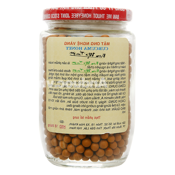 Viên mật ong nghệ vàng Ban Mê Thuột hũ 250g