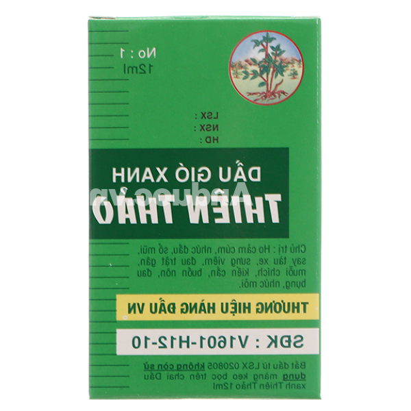 Dầu gió xanh Thiên Thảo chai 12ml