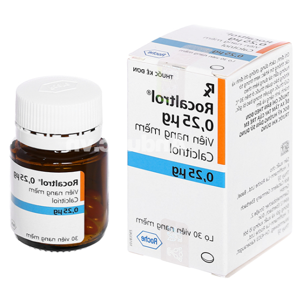 Rocaltrol 0.25mcg trị loãng xương lọ 30 viên