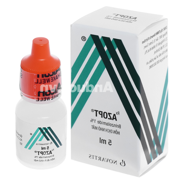 Dung dịch nhỏ mắt Azopt 1% trị tăng nhãn áp nội nhãn lọ 5ml