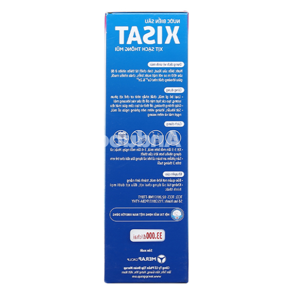 Xịt mũi Xisat Trẻ Em giảm nghẹt mũi chai 75ml