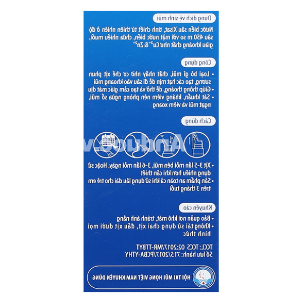 Xịt mũi Xisat Trẻ Em giảm nghẹt mũi chai 75ml