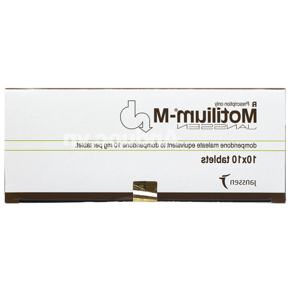 Motilium-M 10mg trị triệu chứng nôn và buồn nôn (10 vỉ x 10 viên)