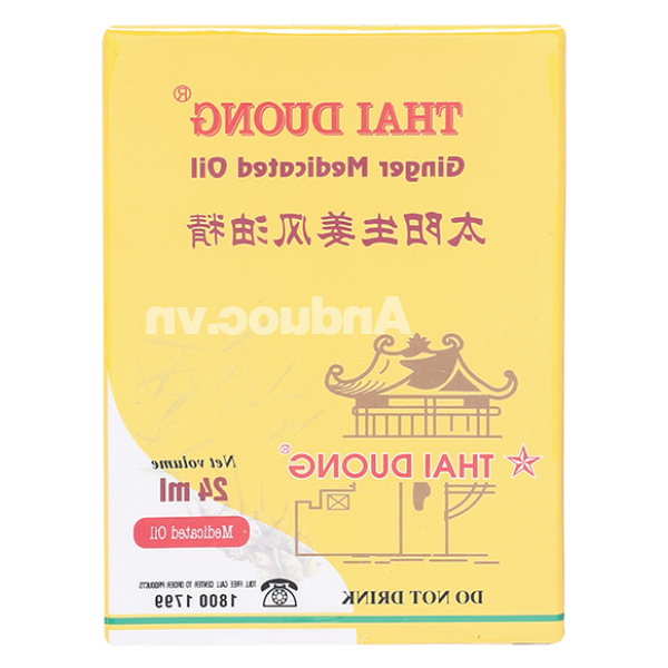 Dầu gừng Thái Dương chai 24ml