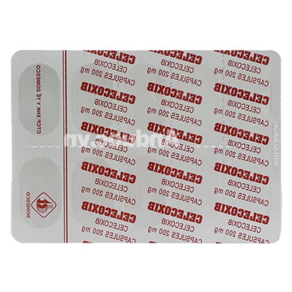 Celecoxib Domesco 200mg trị chứng thoái hóa khớp, viêm khớp dạng thấp (3 vỉ x 10 viên)