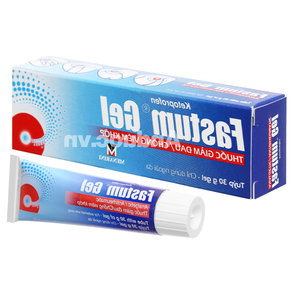 Fastum Gel 2.5% giảm đau, kháng viêm xương khớp tuýp 30g