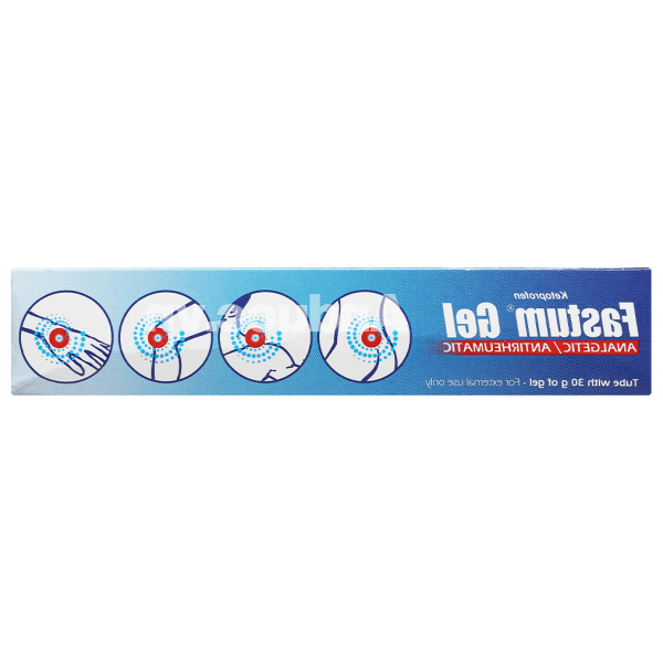 Fastum Gel 2.5% giảm đau, kháng viêm xương khớp tuýp 30g