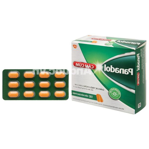 Panadol Cảm Cúm giảm các triệu chứng sốt, đau, sung huyết mũi (15 vỉ x 12 viên)