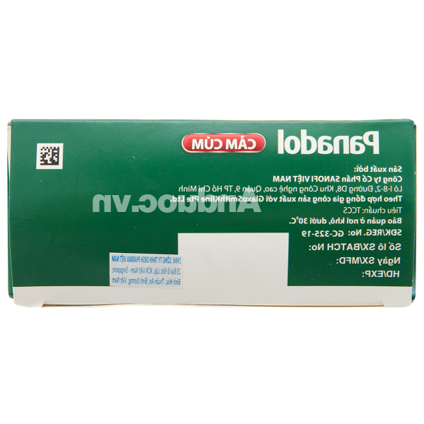 Panadol Cảm Cúm giảm các triệu chứng sốt, đau, sung huyết mũi (15 vỉ x 12 viên)