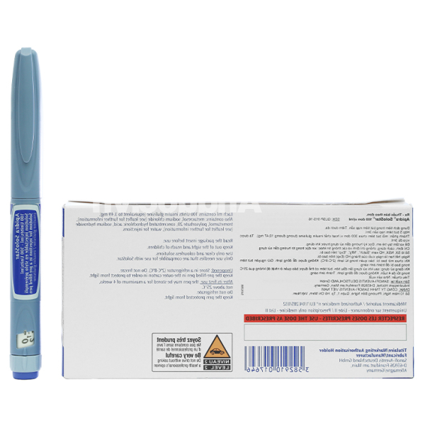 Bút tiêm Apidra SoloStar 100IU/ml trị đái tháo đường (5 cây x 3ml)
