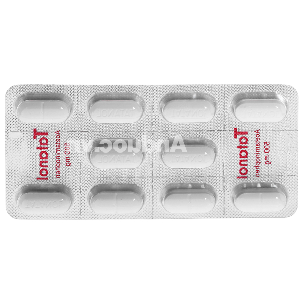 Tatanol 500mg giảm đau, hạ sốt (10 vỉ x 10 viên)