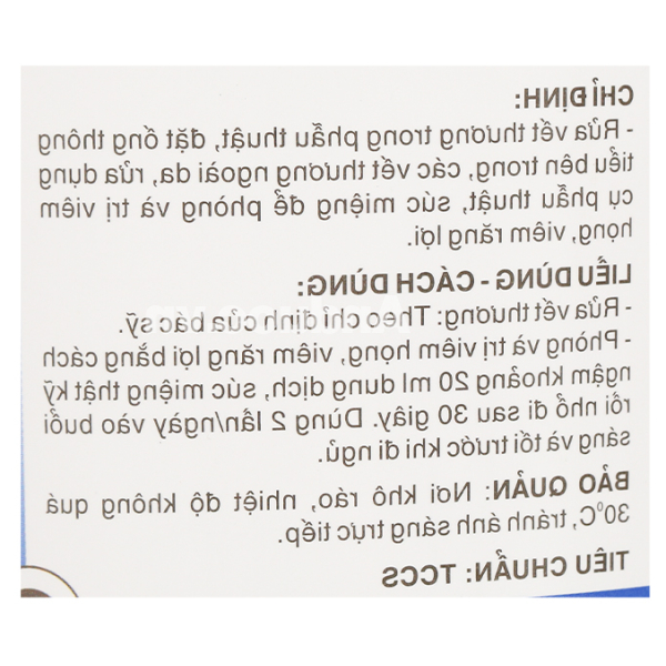 Dung dịch Natri Clorid HDPharma 0.9% rửa vết thương, súc miệng chai 500ml