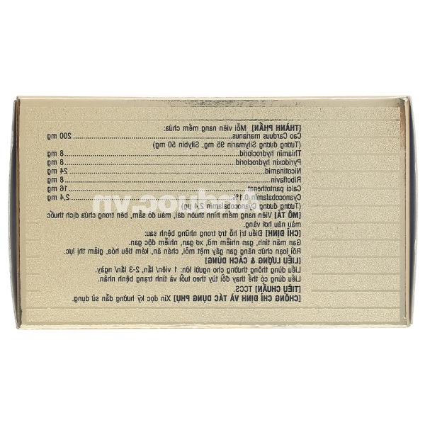 Silybean-Comp hỗ trợ trị bệnh lý về gan (6 vỉ x 10 viên)