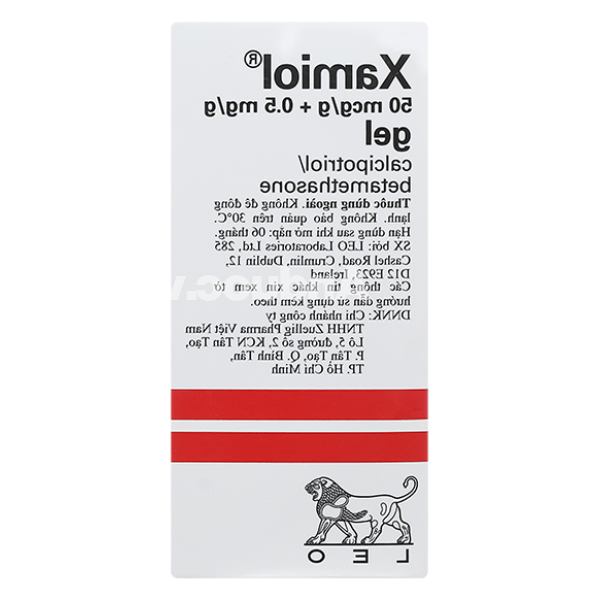 Gel bôi Xamiol trị vảy nến chai 15g